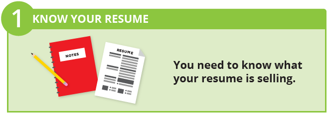 1 know your resume