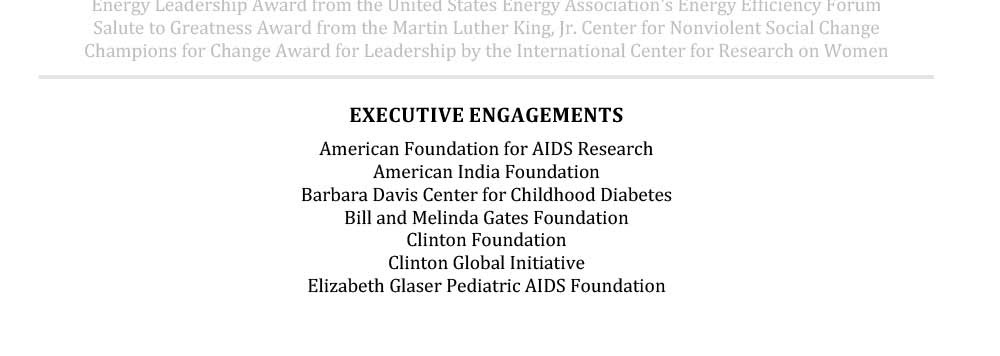 Executive Engagements
