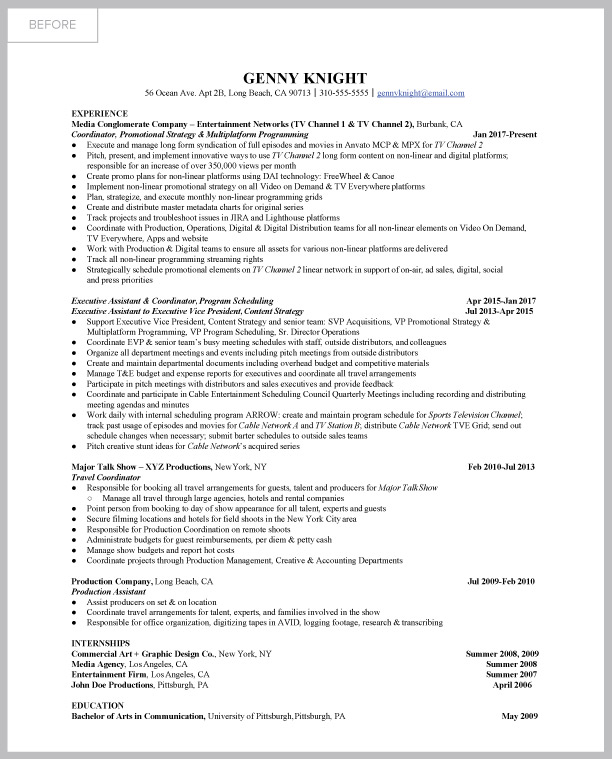 Genny Knight resume example