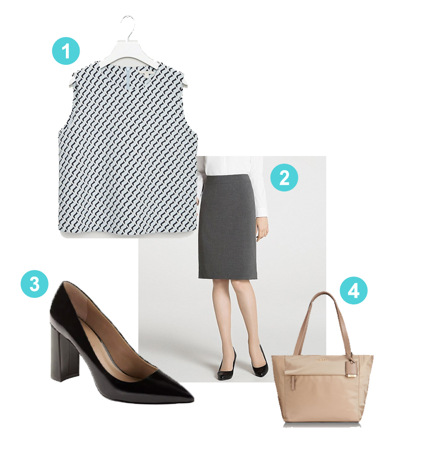 1. COS 2. Uniqlo 3. Banana Republic 4. Tumi